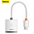 ราคาถูก ฮับและสวิตช์ USB-BASEUS HDMI 1.3 ฮับ 1 พอร์ต ความเร็วสูง ฮับ ​​USB กับ VGA การจ่ายพลังงาน สำหรับ