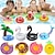 cheap Novelty &amp; Gag Toys-Pool Floats,4 pcs Inflatable Cup Holder Unicorn Flamingo Drink Holder Swimming Pool Float Bathing Pool Toy Party Decoration Bar Coasters,Inflatable for PoolCandy
