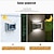 cheap Outdoor Wall Lights-4pcs Solar Wall Lights Outdoor 6LED Waterproof Wall Lamp for Balcony Patio Courtyards Fence Lamps Garden Decor Solar Outdoor Wall Light