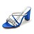 cheap Wedding Shoes-Women&#039;s Wedding Shoes Wedding Sandals Bridal Shoes Bridesmaid Shoes Rhinestone Sparkling Glitter Chunky Heel Open Toe Elegant Sweet Party Wedding Satin Loafer Spring Summer Solid Colored Wine White