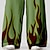 economico Pantaloni per ragazzi-Bambino Da ragazzo Pantaloni Verde Bianco Rosso Pop art A cordoncino Primavera Estate 3D Strada 3-10 anni