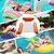cheap Novelty &amp; Gag Toys-Pool Floats,Summer Inflatable Foldable Floating Row Swimming Relax Three Pipes Net Pocket Water Lounge Chair Hammock Air Mattresses Pool Toy,Inflatable for PoolCandy