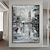 cheap Oil Paintings-Mintura Handmade City Landscape Oil Painting On Canvas Wall Art Decoration Modern Abstract Picture For Home Decor Rolled Frameless Unstretched Painting