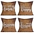 cheap Throw Pillows &amp; Covers-Double Side Cushion Cover 4PC/set Soft Decorative Square Throw Pillow Cover Cushion Case Pillowcase for Sofa Bedroom Superior Quality Machine Washable