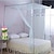 cheap Bed Canopies &amp; Drapes-Mosquito Net, Four Corner Post Curtains Bed Canopy Fits All Beds for Adult Bedroom, Kids Rooms, Garden, Camping（Not Include Bed Poles/Frame）