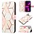 cheap iPhone Cases-Phone Case For Apple Wallet Card iPhone 13 Pro Max 12 Mini 11 X XR XS Max 8 7 with Wrist Strap Card Holder Slots Magnetic Flip Marble PU Leather