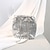 voordelige Clutches &amp; Avondtasjes-Dames Handtasjes Polyesteri Bruiloft Feest / Uitgaan Bruidsshower Kristaldetails Ketting Effen Kleur Zilver Zwart Goud