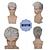 cheap Mens Wigs-Mens Short Grey Wig Short Curly Gray Wig Synthetic Heat Resistant Hair Replacment Wig for Daily Party Costumes