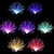 ieftine Lumini Nocturne LED-lampă multicoloră din fibră optică cu lumină decorare interioară piesă centrală sărbătoare lampă de nuntă led lampă cu lumină de noapte