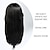abordables Pelucas-Peluca de pelo largo y recto, corte de plumas de 22 pulgadas, peluca larga y recta con flequillo para mujeres negras, pelucas sintéticas resistentes al calor con textura natural yaki