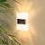 cheap Outdoor Wall Lights-2/4pcs Solar Wall Light Outdoor Lighting IP65 Waterproof Porch Wall Lamp for Holiday Balcony Stair Fence Street Landscape Decoration Solar Garden Lights