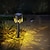 abordables Lampes Solaires LED-2/4/8 pièces lampe d&#039;ombre solaire lumière de jardin solaire paysage voie lumière pelouse lampe plusieurs couleurs pour patio cour chemin allée décor