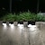 baratos Candeeiros Luzes de Exterior-4 peças luz de escada solar iluminação exterior à prova d&#039;água lâmpada de parede para cerca de escada varanda jardim rua paisagem luz de cerca solar