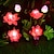 preiswerte Bodenlichter-2 stücke solar garten lichter leuchtend lotus licht im freien wasserdicht garten lampe weihnachten hochzeit terrasse im freien urlaub hof straße dekoration rasen licht