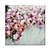 billige Blomster-/botaniske malerier-Hang malte oljemaleri Håndmalte Kvadrat Still Life Blomstret / Botanisk Moderne Inkluder indre ramme