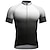cheap Men&#039;s Jerseys-21Grams Men&#039;s Cycling Jersey Short Sleeve Bike Top with 3 Rear Pockets Mountain Bike MTB Road Bike Cycling Breathable Moisture Wicking Quick Dry Reflective Strips White Yellow Red Gradient Polyester