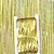 זול מר וגברת חתונה-וילונות שוליים בנייר כסף מתכתי זהב, 3.28ft x 6.5ft זהב רקע סטרימר לתא צילום, אביזרי תא צילום, לדלת מסיבה וילונות קיר ליום הולדת רווקות