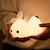 お買い得  デコレーション＆ナイトライト-導かれたウサギの夜の光かわいいシリコーンタッチリモート調光可能な動物の漫画常夜灯充電可能な子供のコンパニオン睡眠ライト赤ちゃんのベッドサイド寝室のおもちゃギフトデスクランプ