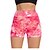 cheap Yoga Shorts-Women&#039;s Yoga Shorts Pocket Shorts Bottoms Tummy Control Butt Lift Quick Dry Tie Dye Black Rosy Pink Blue Yoga Fitness Gym Workout Sports Activewear Stretchy Skinny / Athletic / Athleisure