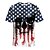 billiga Toppar för anime-cosplay-Självständighetsdagen 4 juli USA-flagga T-shirt Animé Tecknat Anime 3D Harajuku Grafisk Söt Till Par Herr Dam Vuxna Tillbaka till Skolan 3D-utskrift