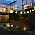 levne Solární řetězec světla-solární globus řetězová světla venkovní 10 m 50 LED svatební dekorace křišťálová koule terasová světla s 8 režimy vodotěsná pro zahradní trávník party svatební patio dekorace nádvoří