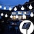 halpa LED-hehkulamput-aurinkosarjavalot led-ulkovalot 6,5 m 30 led-sarjan kiinnitysteline lämmin valkoinen hääjuhlien loma-patio puutarha 3v