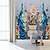 お買い得  動物の壁紙-アールデコ調 3D 動物 ホームデコレーション クラシック 近代の ウォールカバーリング, キャンバス PVC / ビニール 材料 自粘型 壁画 ウォールクロス, ルームWallcovering