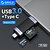 cheap Cables &amp; Adapters-ORICO Type C USB3.0 Card Reader Memory Portable Smart Card Reader to TF SD Memory Card Adapter PC Laptop Accessories