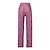 abordables Pantalons Femme-Femme Chino Pantalon Rouge Taille médiale Mode Casual Plage Imprimer Micro-élastique Toute la longueur Confort Fleur S M L XL XXL / Ample