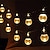 preiswerte LED Lichterketten-LED-Solar-Lichterketten im Freien 3,5 m G50 Retro-Glühbirne Feengartenlicht wasserdicht für Terrasse, Hochzeit, Party, Terrasse, Kaffeehaus, Weihnachtsdekoration, Lampe