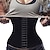 cheap Waist Trainer-Corset Women&#039;s Waist Trainer Shapewears Office Running Gym Yoga Plus Size White Black Spandex Sport Breathable Hook &amp; Eye Tummy Control Push Up Front Close Solid Color Fall Winter Spring / Walking