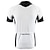 cheap Cycling Jerseys-Arsuxeo Men&#039;s Short Sleeve Cycling Jersey Summer White Red Blue Bike Bicycle Shirt Zipper Pockets Polyester Patchwork Bike Top Mountain MTB Road Bike Moisture Wicking Breathable Reflectiv