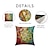 cheap Throw Pillows &amp; Covers-1 Set of 5 PCS Throw Pillow Covers Modern Oil Paitng Style Leaves  Decorative Throw Pillow Cushion for Room Decor Outdoor/Indoor Cushion for Sofa Couch Bed Chair