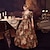 お買い得  ヒストリカル＆ビンテージコスチューム-ゴシック ヴィクトリアン ビンテージ 中世 ドレス パーティーコスチューム プロムドレス プリンセス シェイクスピア 女性用 ボールガウン ハロウィーン パーティー マスカレード ドレス