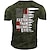 ieftine tricou 3d pentru bărbați-Bărbați Unisex Tricou tricou învechit Scrisă Imprimeu Grafic Steag Național Stil Nautic Negru Verde Militar Bleumarin Gri Închis Tipărire 3D În aer liber Stradă Manșon scurt Imprimeu Îmbrăcăminte