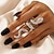 cheap Rings-4pcs wrap ring Belle Ring For Women&#039;s Street Gift Daily Alloy Vintage Style