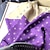 cheap Women&#039;s Scarves-Women&#039;s Square Scarf Party Dailywear Holiday Blue Purple Scarf Color Block