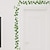 tanie Bordiury i paski dekoracyjne-Nowy fx-b311 świeże liście talia sypialnia salon ganek dekoracje ścienne do domu naklejki ścienne samoprzylepne