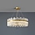 cheap Chandeliers-60 cm Dimmable Crystal Pendant Light LED Chandelier Stainless Steel Nordic Style Dining Room Living Room 110-120V 220-240V