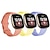 economico Cinturini per Fitbit-3 pezzi Cinturino intelligente per Fitbit Versa 3 / Senso Fitbit Versa 3 Fitbit Sense Silicone Orologio intelligente Cinghia Traspirante Cinturino sportivo Sostituzione Polsino