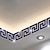 abordables Bordes de papel pintado-Fondos de pantalla geniales línea de guía de onda papel tapiz mural de pared borde despegar y pegar vinilo autoadhesivo calcomanía de pared moderna para habitación 10cm(4&#039;&#039;)x10cm(4&#039;&#039;)x10pcs