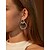 cheap Earrings-1 Pair Stud Earrings For Women&#039;s Party Evening Formal Date Resin Classic Fashion
