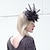 cheap Fascinators-Elegant Romantic Tulle / Flax / Feathers Fascinators with Feather / Split Joint / Tulle 1 pc Special Occasion / Party / Evening Headpiece/Special Occasion