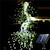 billige LED-stringlys-solenergi ildflue haug hagelys utendørs fosselys 2m 180leds med 8 blinkende moduser for terrasse bryllupsfest dekorasjon juletre el 5mm varm hvit kald hvit blå kobbertråd lys vanntette solcelledrevet