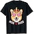 저렴한 데일리 코스튬-에서 영감을 받다 Queen&#039;s Platinum Jubilee 2022 엘리자베스 70세 강아지 크라운 영국 코기 티셔츠 개학 100% 폴리에스테르 무늬 그래픽 티셔츠 제품 남성용 / 여성용 / 커플용