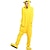 cheap Kigurumi Pajamas-Adults&#039; Kigurumi Pajamas Pika Pika Animal Onesie Pajamas Coral fleece Yellow Cosplay For Men and Women Animal Sleepwear Cartoon Festival / Holiday Costumes
