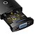 Χαμηλού Κόστους Διανομείς και διακόπτες USB-BASEUS HDMI 1.3 Κόμβοι 1 Λιμάνια Υψηλής Ταχύτητας Διανομέας USB με VGA Παράδοση ρεύματος Για