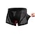 billiga Underkläder och underställ för män-Herr Undershorts till cykling Bikershorts Cykelunderkläder Cykel Herr Boxer Vadderade shorts Semi-formsydd Bergscykling Vägcykling sporter 3D Tablett Cykel Andningsfunktion Reflexremsa Red + Red Grey