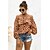 ieftine Bluze de Damă-Pentru femei Bluză Cămașă Galben Negru Buline Bufantă De Pe Umăr Manșon Lung Zilnic Sfârșit de săptămână Șic Stradă Casual De Pe Umăr Regulat Manșon de lanternă S / Tipărire 3D / Imprimeu