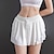 cheap Yoga &amp; Tennis Skirt-Women&#039;s Tennis Skirts Yoga Skirt 2 in 1 Side Pockets Tummy Control Butt Lift Quick Dry High Waist Yoga Fitness Gym Workout Skort Bottoms White Black Light Pink Sports Activewear Stretchy Skinny